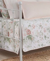 Laura Ashley Breezy Floral 4-Pc. Quilt Set, Daybed