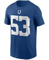 Men's Nike Shaquille Leonard Royal Indianapolis Colts Name and Number T-shirt