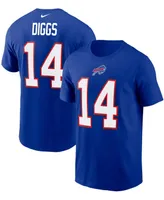 Men's Nike Stefon Diggs Royal Buffalo Bills Name and Number T-shirt