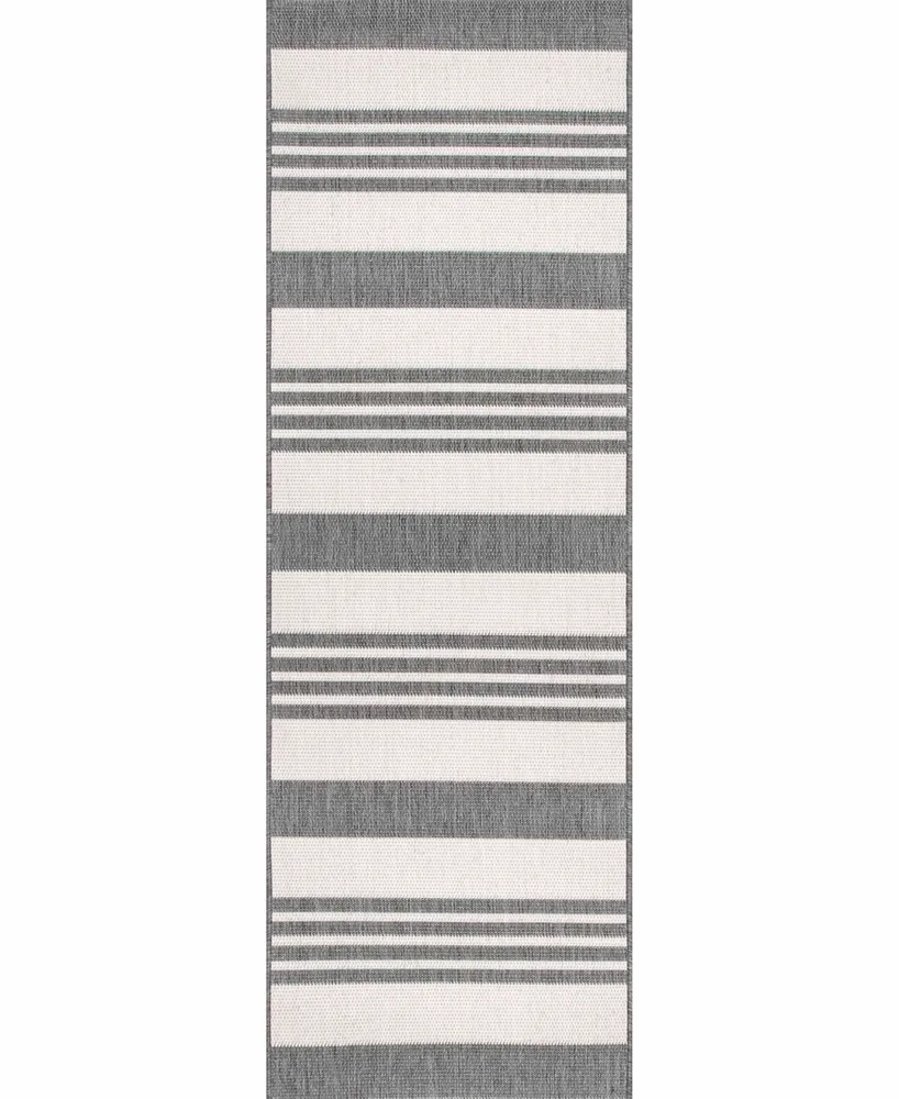 nuLoom Dawn OWDN29B 2' x 8' Runner Outdoor Area Rug