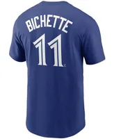 Men's Bo Bichette Royal Toronto Blue Jays Name Number T-shirt