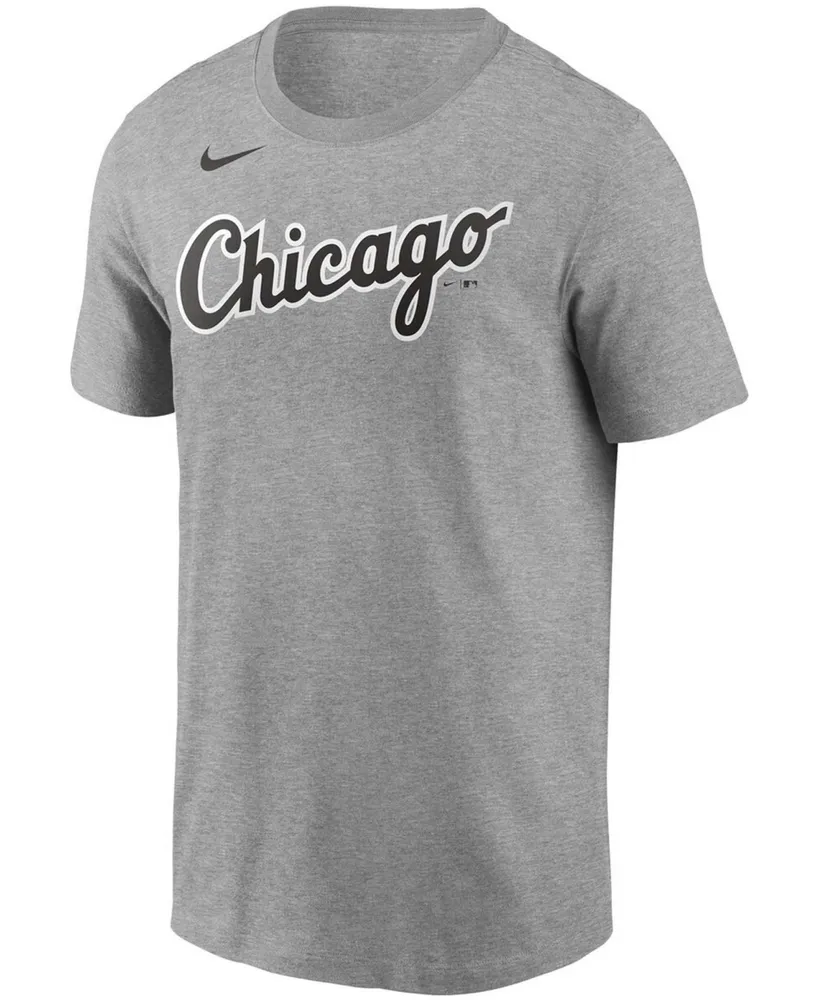 Men's Heather Gray Chicago White Sox Name Number T-shirt