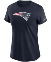 Women's Navy New England Patriots Logo Essential T-shirt