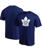 Men's Blue Toronto Maple Leafs Team Primary Logo T-shirt
