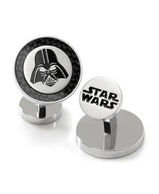 Star Wars Men's Darth Vader Forged Cufflinks - Silver