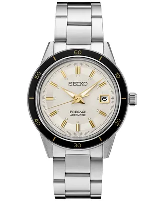 Seiko Men's Automatic Presage Stainless Steel Bracelet Watch 41mm