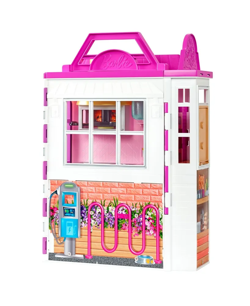 Closeout! Barbie Cook and Grill Restaurant Doll and Play Set, 33 Piece
