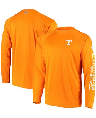 Men's Pfg Tennessee Orange Volunteers Terminal Tackle Omni-Shade Long Sleeve T-shirt