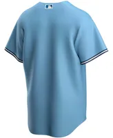 Men's Powder Blue Toronto Jays Alternate Replica Team Jersey