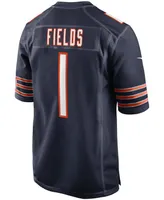 Big Boys Justin Fields Navy Chicago Bears 2021 Nfl Draft First Round Pick Game Jersey