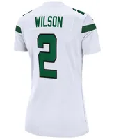 Women's Zach Wilson White New York Jets 2021 Nfl Draft First Round Pick Game Jersey