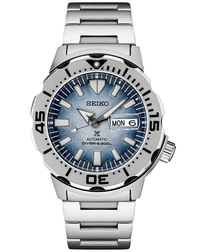 Seiko Men's Automatic Prospex Special Edition Stainless Steel Bracelet Watch 42mm