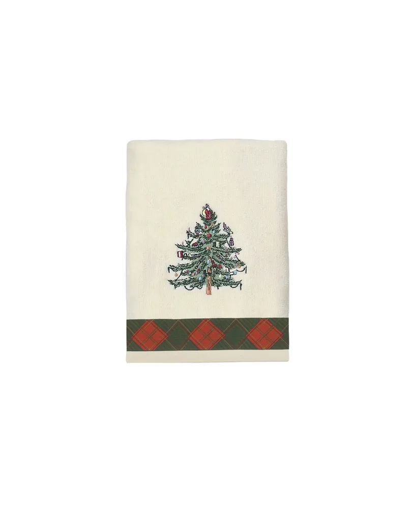 Spode Tartan Embroidered Hand Towel