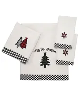 Avanti Tis the Season Holiday Plaid Cotton Bath Towel, 27" x 50"