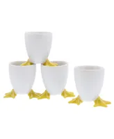 Chicken Feet Egg Cups, Set of 4