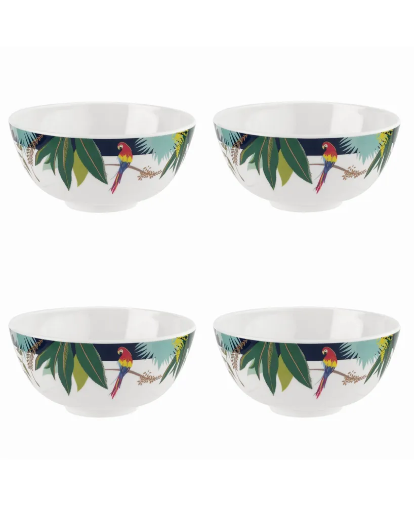 Sara Miller Parrot Bowl, Set of 4