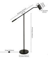 Willis Pharmacy Floor Lamp with Boom Arm