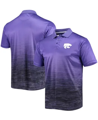 Men's Purple Kansas State Wildcats Marshall Polo