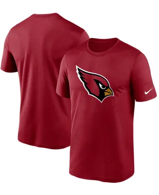 Men's Big and Tall Cardinal Arizona Cardinals Logo Essential Legend Performance T-Shirt