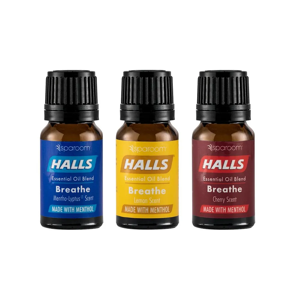 Halls by SpaRoom 3-Pk. Essential Oil Diffusing Blend
