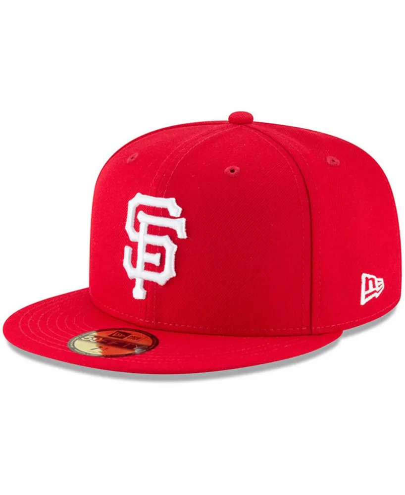 Men's Red San Francisco Giants Fashion Color Basic 59FIFTY Fitted Hat