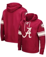 Men's Crimson Alabama Tide 2.0 Lace-Up Hoodie