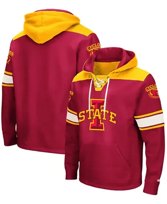 Men's Cardinal Iowa State Cyclones 2.0 Lace-Up Pullover Hoodie