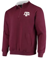 Men's Maroon Texas A M Aggies Tortugas Logo Quarter-Zip Jacket