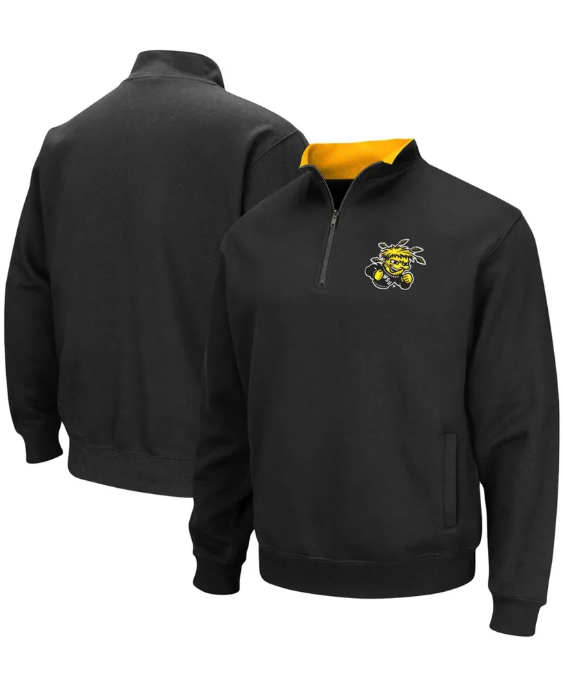 Men's Black Wichita State Shockers Tortugas Logo Quarter-Zip Jacket