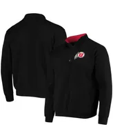 Men's Black Utah Utes Tortugas Logo Quarter-Zip Jacket