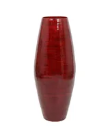 Uniquewise 27.5" Bamboo Cylinder Floor Vase