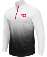 Men's Gray Dayton Flyers Magic Team Logo Quarter-Zip Jacket