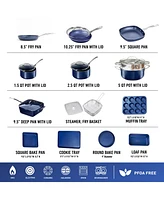 Granitestone 20-Piece Nonstick Bakeware and Cookware Set