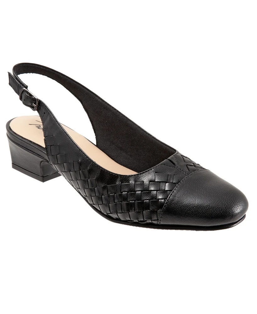 Women's Trotters Dea Woven pumps