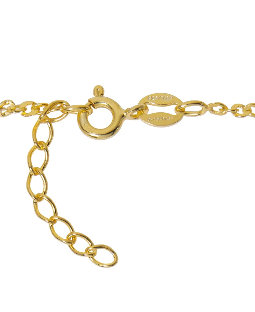 Giani Bernini Twist Link Chain Ankle Bracelet in 18k Gold-Plated Sterling Silver, Created for Macy's