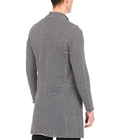 Ron Tomson Modern Longline Zippered Cardigan