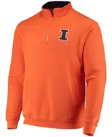 Men's Orange Illinois Fighting Illini Tortugas Logo Quarter-Zip Jacket