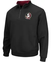 Men's Florida State Seminoles Tortugas Logo Quarter-Zip Pullover Jacket