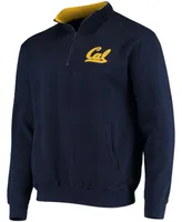 Men's Navy Cal Bears Tortugas Logo Quarter-Zip Jacket
