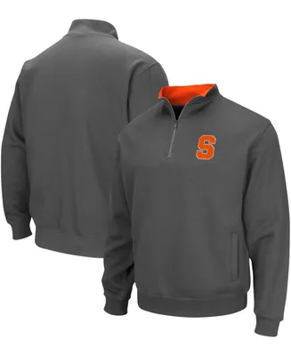 Men's Charcoal Syracuse Orange Tortugas Team Logo Quarter-Zip Jacket
