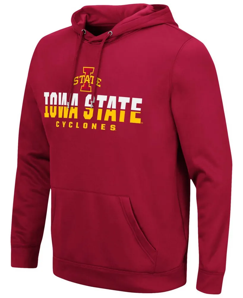 Men's Cardinal Iowa State Cyclones Lantern Pullover Hoodie