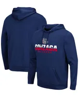 Men's Navy Gonzaga Bulldogs Lantern Pullover Hoodie