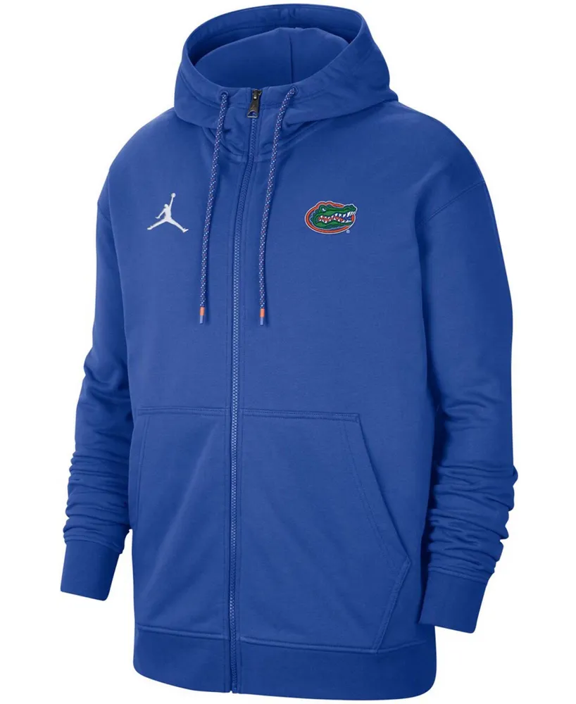 Men's Royal Florida Gators Travel Fleece Full-Zip Hoodie