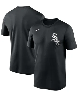 Men's Black Chicago White Sox Wordmark Legend T-shirt