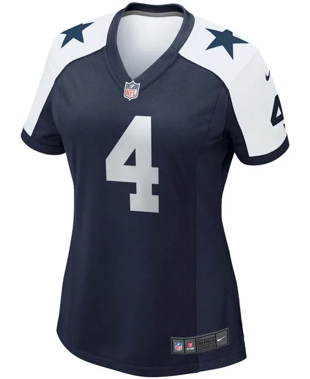 Dak Prescott Dallas Cowboys Nike Women's Alternate Game Team Jersey - Navy