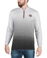 Men's Gray Texas A M Aggies Magic Team Logo Quarter-Zip Jacket