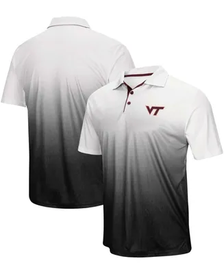 Men's Gray Virginia Tech Hokies Magic Team Logo Polo Shirt