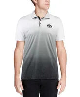 Men's Heather Gray Iowa Hawkeyes Magic Team Logo Polo Shirt