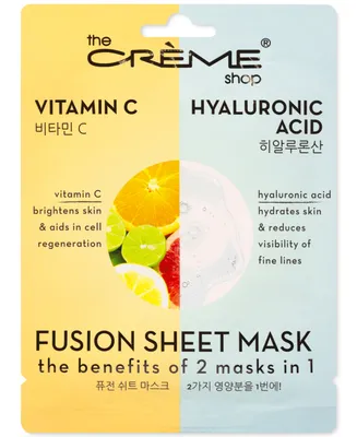 The Creme Shop Vitamin C & Hyaluronic Acid Fusion Sheet Mask