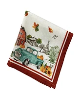 Farm Fresh Pumpkin Truck Fall Napkin, Set of 4